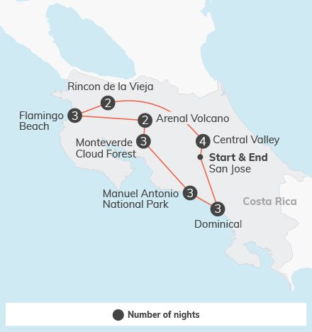 Costa Rica Adventure Tour | 21 Days | Westcoast Connection